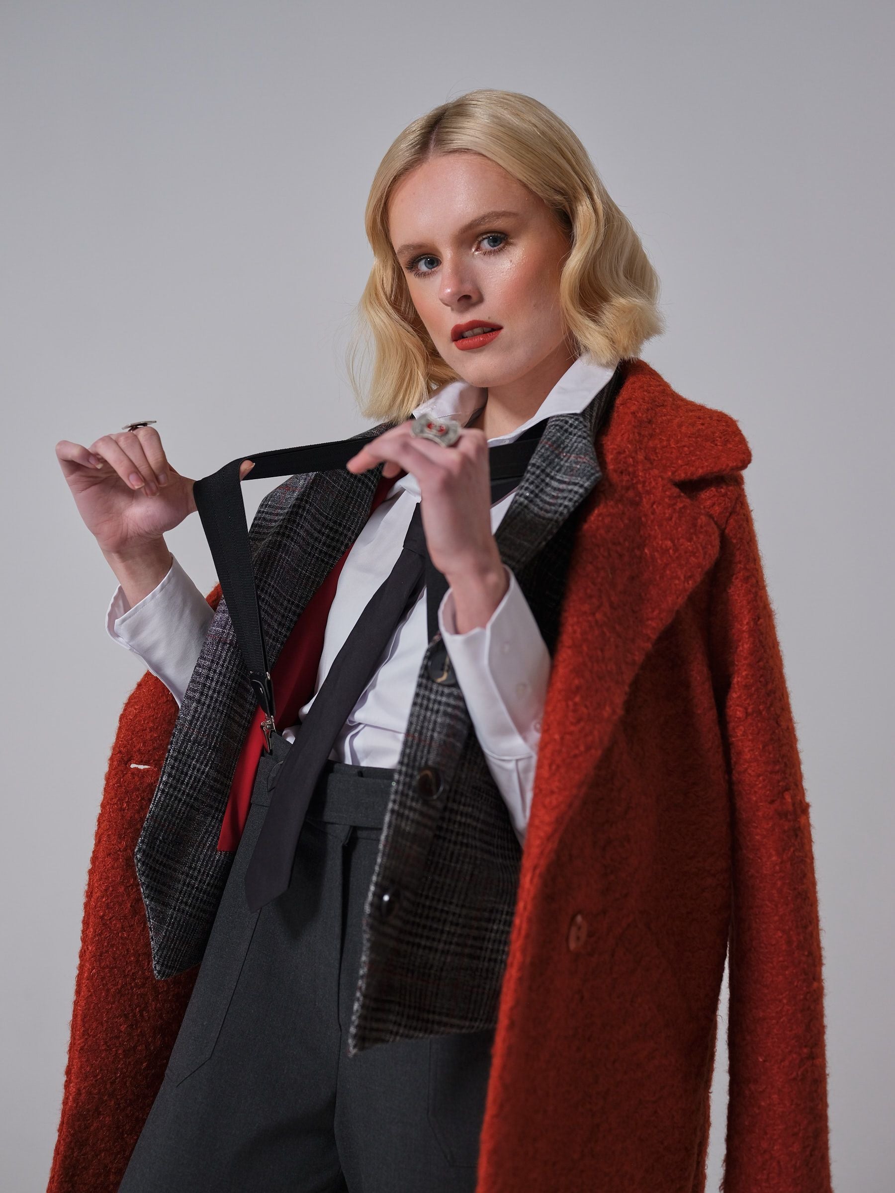 Manteau Rouge, abrigo de lana de invierno