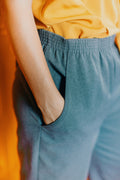 Pantalón de pinzas elegante tiro alto mujer