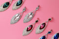 Pendientes aro dorado grande mujer joya elegante