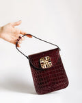 Bolso mini crossbody nude mujer